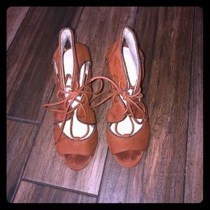 Nine West sandal burnt orange